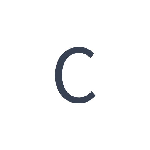 「C」のゴシック体の画像