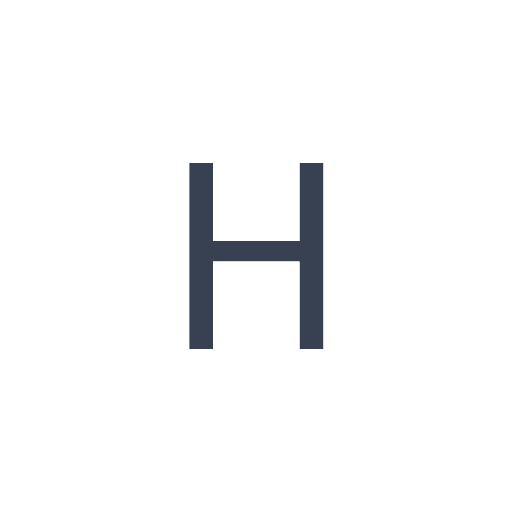 「H」のゴシック体の画像