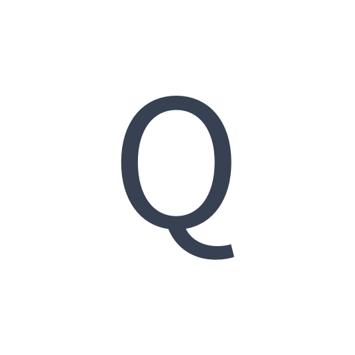 「Q」のゴシック体の画像