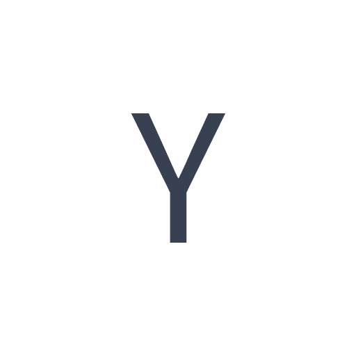 「Y」のゴシック体の画像