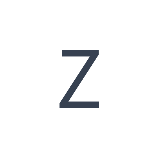 「Z」のゴシック体の画像