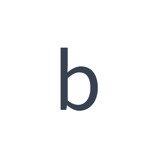 「b」のゴシック体の画像