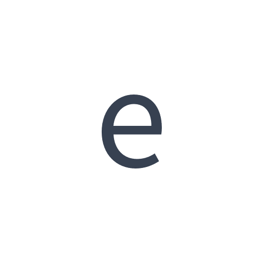 「e」のゴシック体の画像