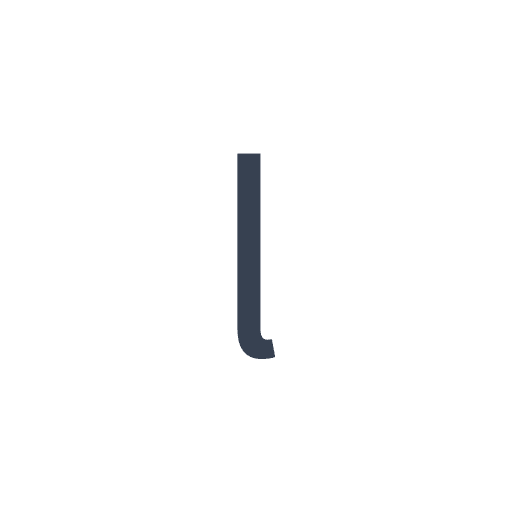 「l」のゴシック体の画像