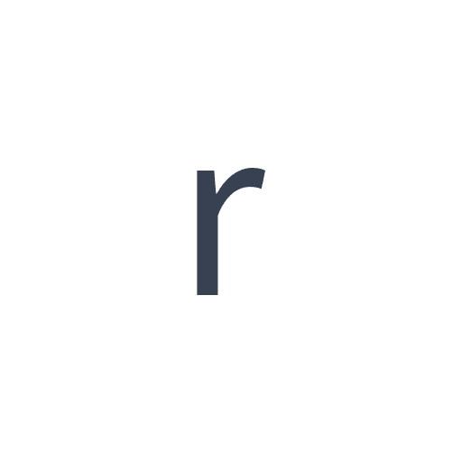 「r」のゴシック体の画像