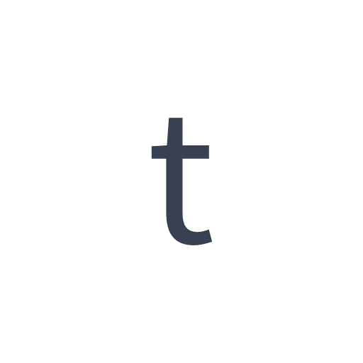 「t」のゴシック体の画像