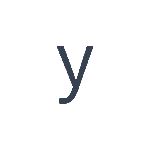 「y」のゴシック体の画像