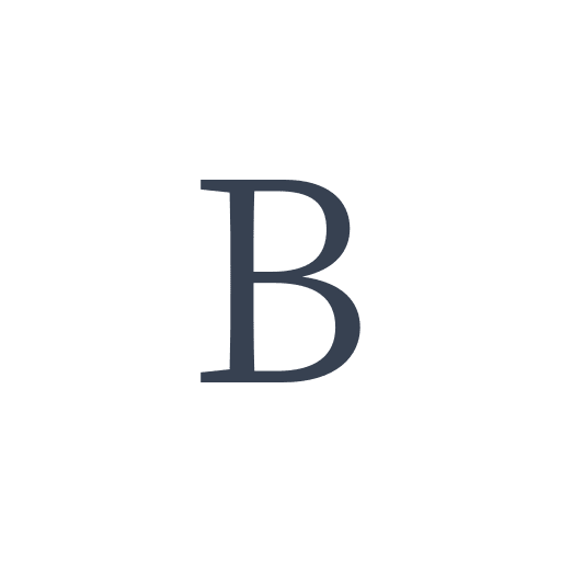 「B」の明朝体の画像