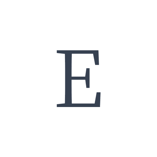 「E」の明朝体の画像