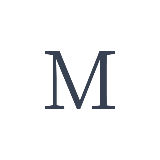 「M」の明朝体の画像