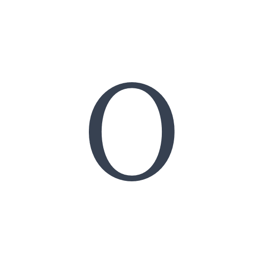 「O」の明朝体の画像