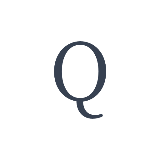「Q」の明朝体の画像