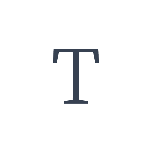 「T」の明朝体の画像