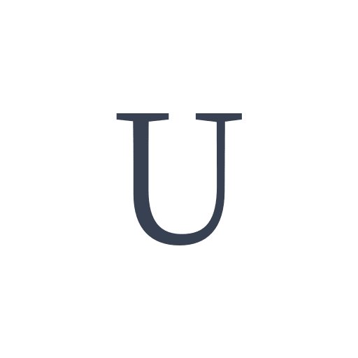 「U」の明朝体の画像