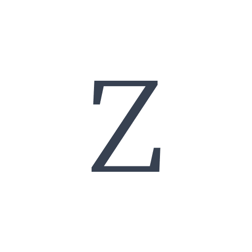 「Z」の明朝体の画像
