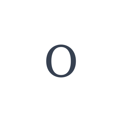 「o」の明朝体の画像