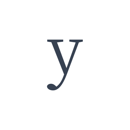 「y」の明朝体の画像