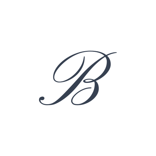 「B」の筆記体の画像