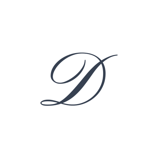 「D」の筆記体の画像