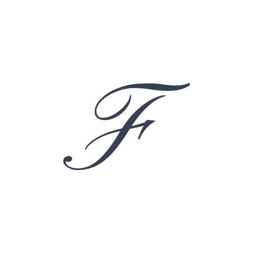 「F」の筆記体の画像
