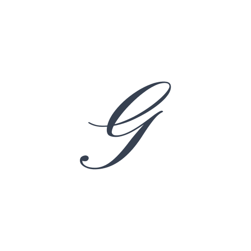 「G」の筆記体の画像