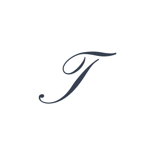 「T」の筆記体の画像