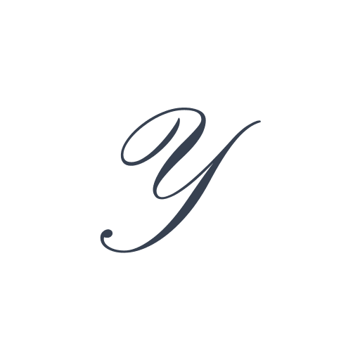 「Y」の筆記体の画像