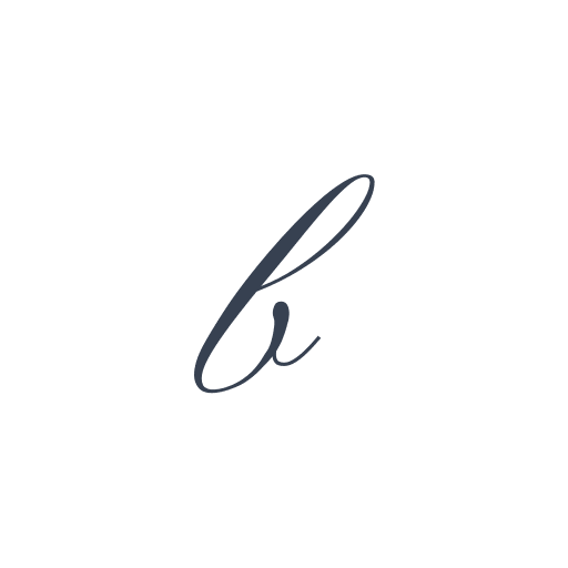 「b」の筆記体の画像