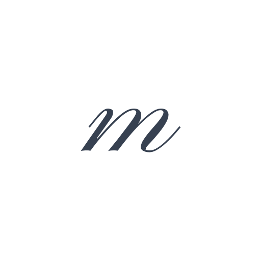 「m」の筆記体の画像