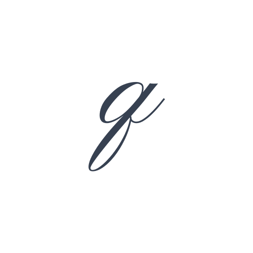 「q」の筆記体の画像